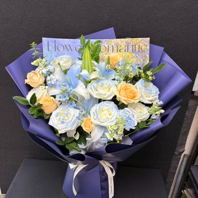 【六一儿童节花束】13包零食花束搭配向日葵香槟玫瑰送孩子送朋友节日礼物惊喜花束送花上门|保定送花